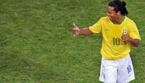 8. Ronaldinho (1999 - 2013) - 97 Spiele, 33 Tore.