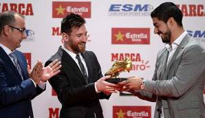 Lionel Messi hat den Goldenen Schuh 2016/17 gewonnen
