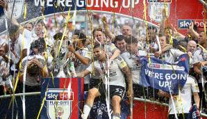 Der FC Fulham verpasste zwar den direkten Aufstieg durch ein 1:3 bei Birmingham City, doch setzte man sich in den Playoffs und schlussendlich im Finale gegen Aston Villa in Wembley durch.