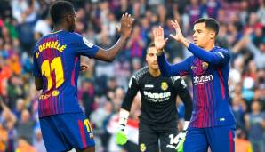 FLOP TEN: 4. FC Barcelona – Ausgaben: 1,22 Mrd. Euro (119 Zugänge), Einnahmen: 608,59 Mio. Euro (114 Abgänge), Saldo: -612,95 Mio. Euro.
