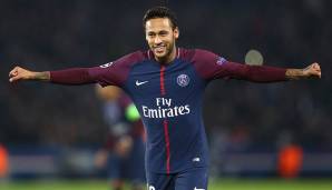 Platz 1: Neymar (Gesamterlös: 310,2 Millionen Euro) - wechselte 2013 für 88,2 Millionen Euro von Santos zu Barcelona und 2017 für 222 Millionen Euro zu Paris Saint-Germain.