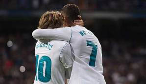 Bei Real Madrid noch ein Herz und eine Seele und nun Rivalen: Luka Modric und Cristiano Ronaldo.