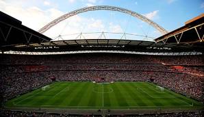 Die Partie zwischen Chelsea und Manchester City findet im Wembley-Stadion statt.