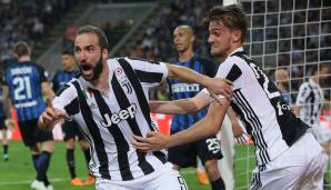 Platz 8: Gonzalo Higuain (SSC Neapel, Juventus Turin) - 76 Tore in 108 Spielen