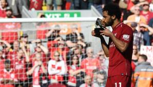 Platz 12: Mohamed Salah (AS Rom, FC Liverpool) - 61 Tore in 101 Spielen