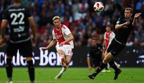 Frenkie de Jong von Ajax Amsterdam ist heiß begehrt in Europa.