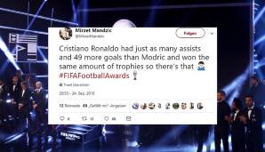 Ist Modric etwa nicht der verdiente Sieger des Weltfußballers?