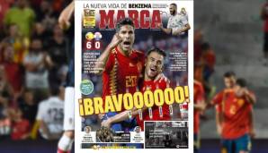 Marca (Spanien): "Spanien ist eine Maschine. Spielfreude, Vertikalität, nichts Spektakuläres, aber auf beiden Seiten tödlich - wie es der Trainer wollte."