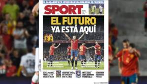 SPORT (Spanien): "Die Zukunft ist bereits hier: Die grundlegenden Konzepte von Luis Enrique wurden im Martinez Valero maximal umgesetzt. Spanien besiegte Kroatien mit direktem, vertikalem und druckvollem Fußball, der begeistert."