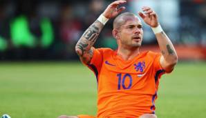Niederlande: Wesley Sneijder – 134 Spiele (31 Tore) zwischen 2003 und 2018.