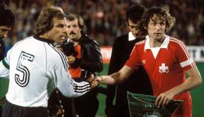 Schweiz: Heinz Hermann – 118 Spiele (15 Tore) zwischen 1978 und 1991.