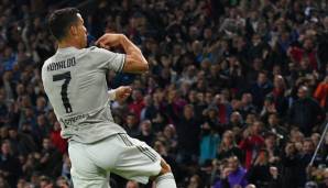 Platz 2: Cristiano Ronaldo (33/Juventus Turin) - fünffacher Gewinner des Ballon d'Or (2008, 2013, 2014, 2016, 2017) - 478 Punkte