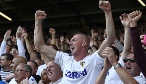 Platz 3: Leeds United - 32.942 Zuschauer im Schnitt pro Heimspiel.