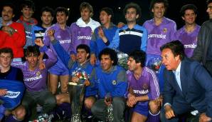 Platz 9: Real Madrid (1987/1988) - 8 Siege, 32:2 Tore.