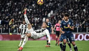 Platz 5: Cristiano Ronaldo (Juventus Turin) - 14 Scorerpunkte (9 Tore, 5 Assists)