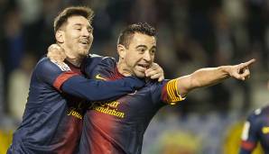 Platz 2: FC Barcelona in der Saison 2012/13 (18 Siege, 1 Remis, Tordifferenz 64:20)