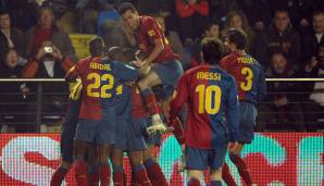 Platz 11: FC Barcelona in der Saison 2008/09 (16 Siege, 2 Remis, 1 Niederlage, Tordifferenz 59:13)