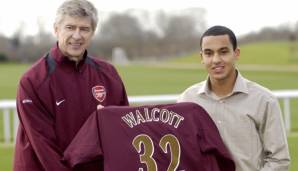 Platz 2: Theo Walcott - damals FC Arsenal, heute FC Everton.