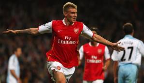 Platz 11: Niklas Bendtner - damals FC Arsenal, heute Rosenborg BK.