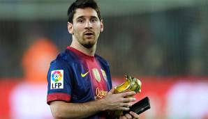 Saison 2011/12: Lionel Messi (FC Barcelona) - 50 Tore, 100 Punkte (Rekord)