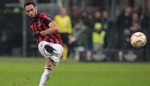 Platz 14: Hakan Calhanoglu (AC Milan) - 44 kreierte Chancen in 17 Spielen