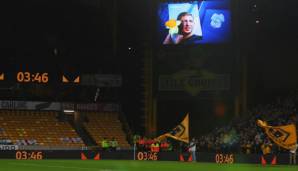 Im Spiel zwischen Wolverhampton und Newcastle wurde ein Gedenkvideo für Sala abgespielt.