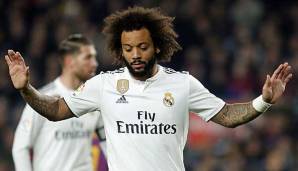 Steht bei Real Madrid aktuell etwas auf dem Abstellgleis und offenbar vor einem Wechsel zu Juventus: Außenverteidiger Marcelo.