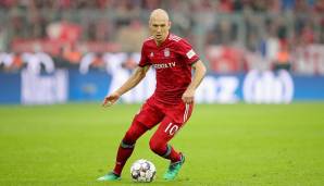 Platz 5: Arjen Robben - 81 Tore für FC Bayern München.