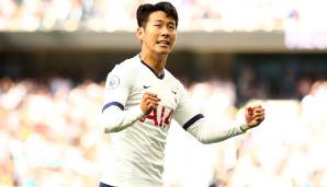Platz 46: Heung-min Son - 35 Tore für Bayer Leverkusen und Tottenham Hotspur.