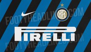 Inter Mailand - Heimtrikot: Hier will Footy Headlines wissen, dass sich Inter künftig mit schwarzen Diagonalstreifen präsentiert.