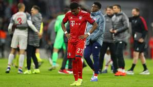David Alaba schied mit dem FC Bayern im Achtelfinale aus.