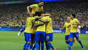 Brasilien zieht durch ein 5:0 gegen Peru als Gruppensieger ins Viertlefinale der Copa America.