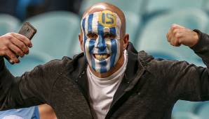 Typisch Urus! Fans und Spieler aus Uruguay sind für ihre Heißblütigkeit bekannt.