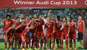 Der FC Bayern München gewann 2013 den Audi Cup.
