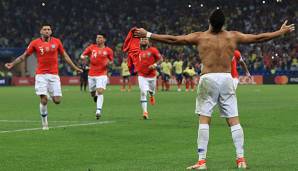 Alexis Sanchez verwandelte beim Elfmeterschießen im Viertelfinale gegen Kolumbien den entscheidenden Versuch.