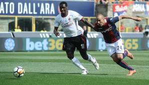 Platz 18: Cristian Zapata (Udinese Calcio, FC Villarreal, AC Milan, FC Genua) – 67,13 Prozent gewonnene Zweikämpfe
