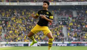 PLATZ 3: JADON SANCHO (Borussia Dortmund) - 179,1 Millionen Euro.