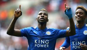 Platz 24 - Kelechi Iheanacho (Nigeria): 2017/18 für 27,7 Mio. Euro von Manchester City zu Leicester City.
