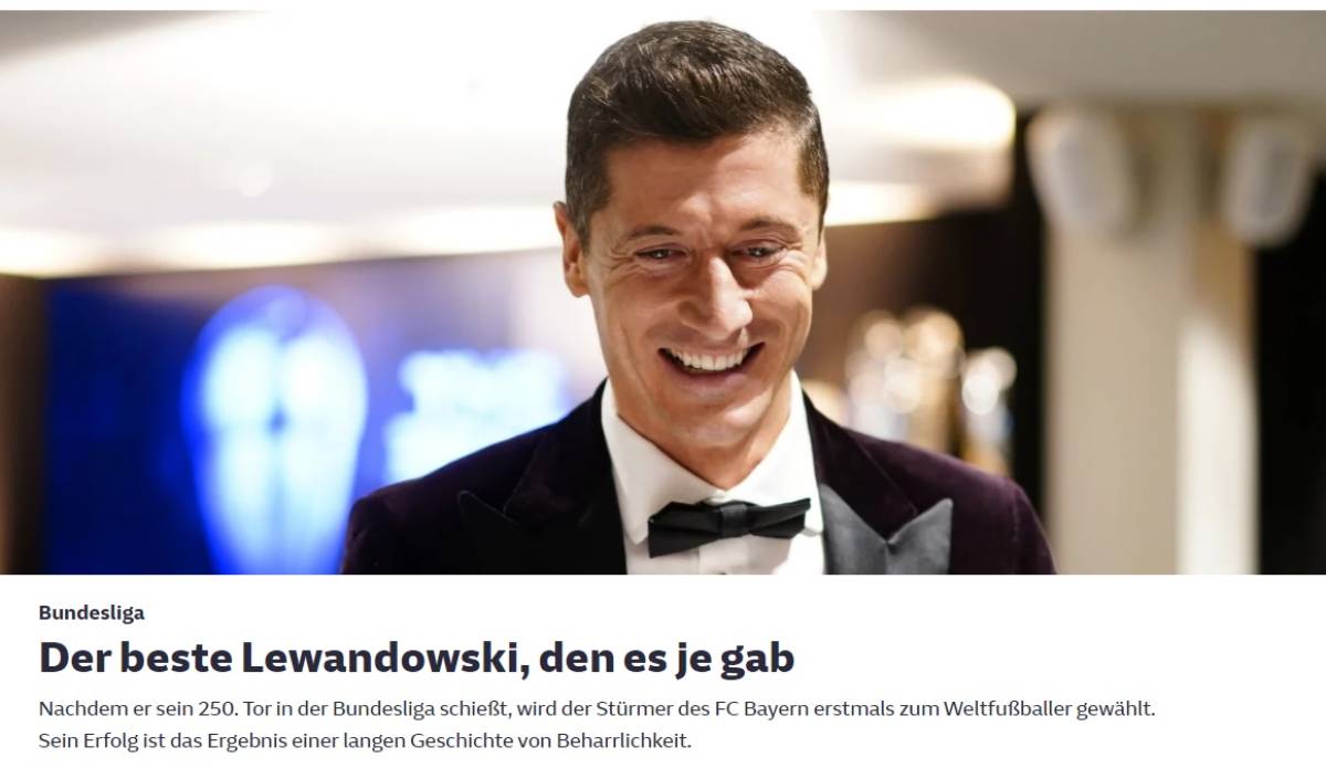 Die Süddeutsche Zeitung spricht vom besten Lewandowski, den es je gab.