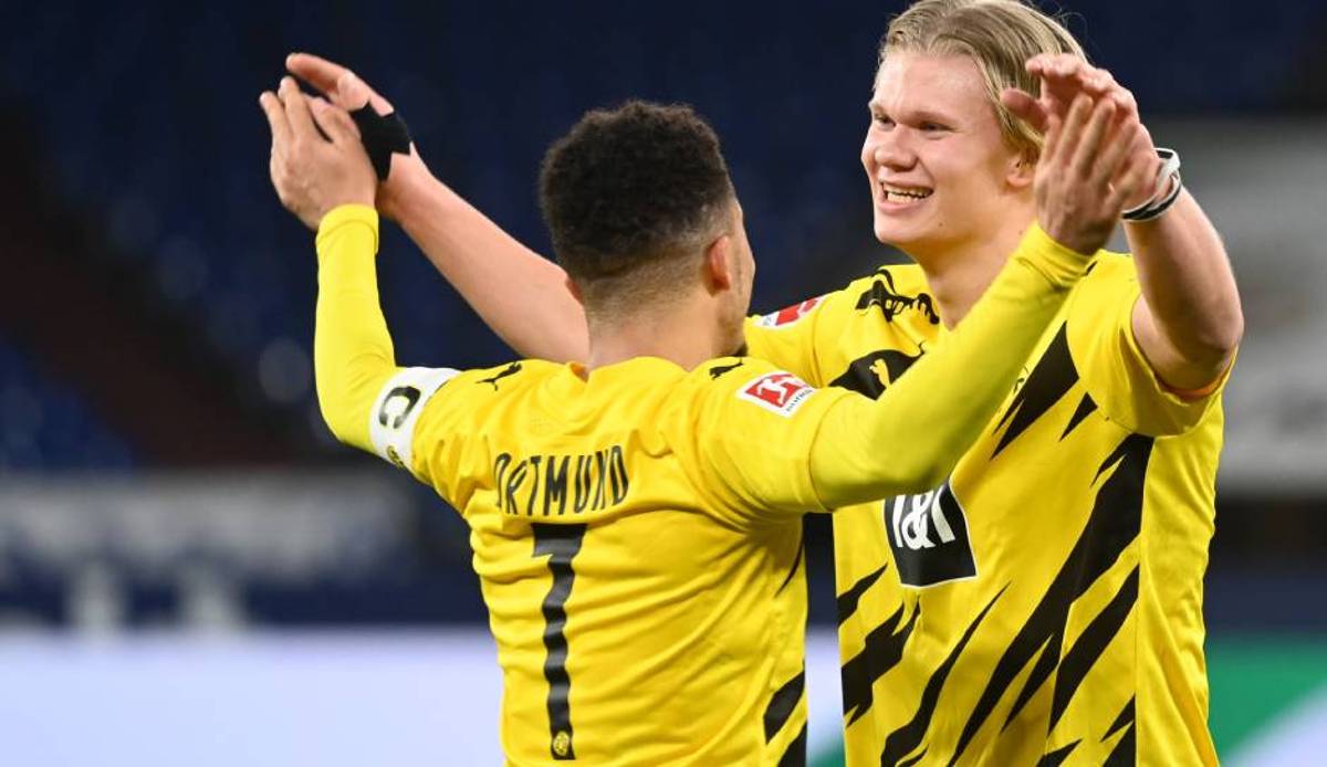 Jadon Sancho und Erling Haaland könnten den BVB im Sommer verlassen, sollte Dortmund die Qualifikation für die Champions League verpassen.
