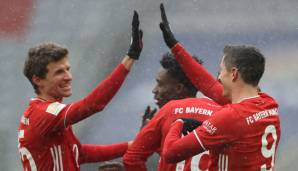 Platz 1: Robert Lewandowski und Thomas Müller (FC Bayern): 36 Tore, 17 Assists - Stand 22. Februar 2021