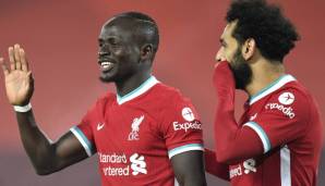 Platz 9: Mohamed Salah und Sadio Mane (FC Liverpool): 24 Tore, 7 Assists