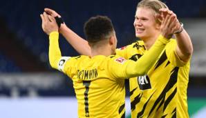 Platz 11: Erling Haaland und Jadon Sancho (Borussia Dortmund): 22 Tore, 14 Assists
