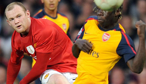 Wayne Rooney (l.) möchte bis zu seinem Karriereende bei ManUnited bleiben