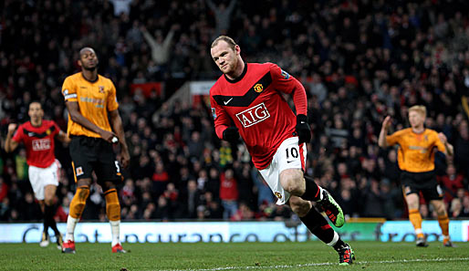Wayne Rooney erzielte gegen Hull City seine Saisontore Nummer 16, 17, 18 und 19