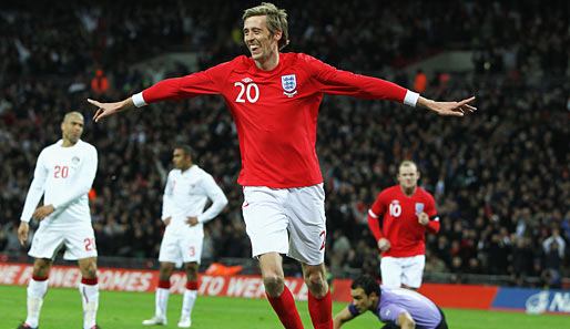 Peter Crouch hat in 24 Länderspielen zwölf Tore für England erzielt