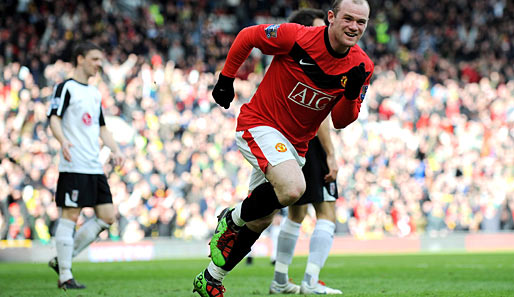 Wayne Rooney erzielte in dieser Saison schon 32 Treffer für ManUnited