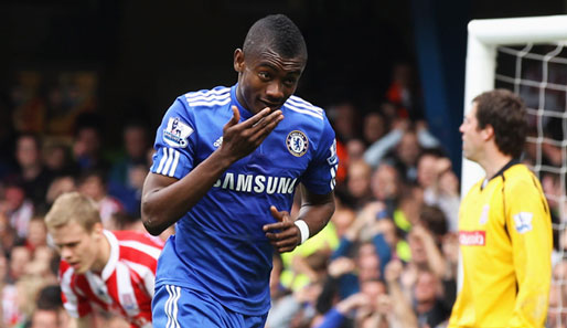 Chelseas Salomon Kalou erzielte gegen Stoke City drei Treffer