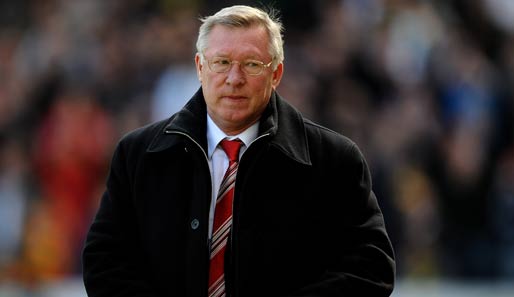 Alex Ferguson steht seit 1986 bei Manchester United an der Seitenlinie