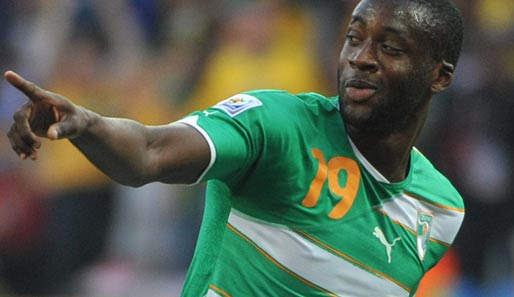 Der ivorische Nationalspieler Yaya Toure wechselt von Barca zu Manchester City